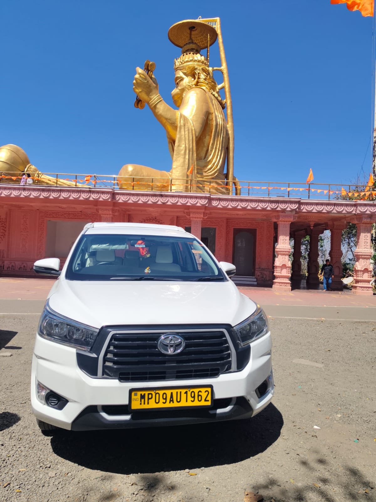 IndoreCab vehicle ready for outstation trips from Indore